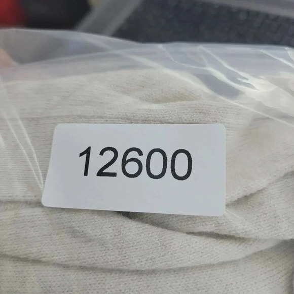 Pure Jill Womens Open Front Cardigan Long Sleeve Beige L Cotton/Nylon 21PT - Picture 8 of 8